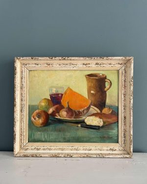 Nature morte signée Haution