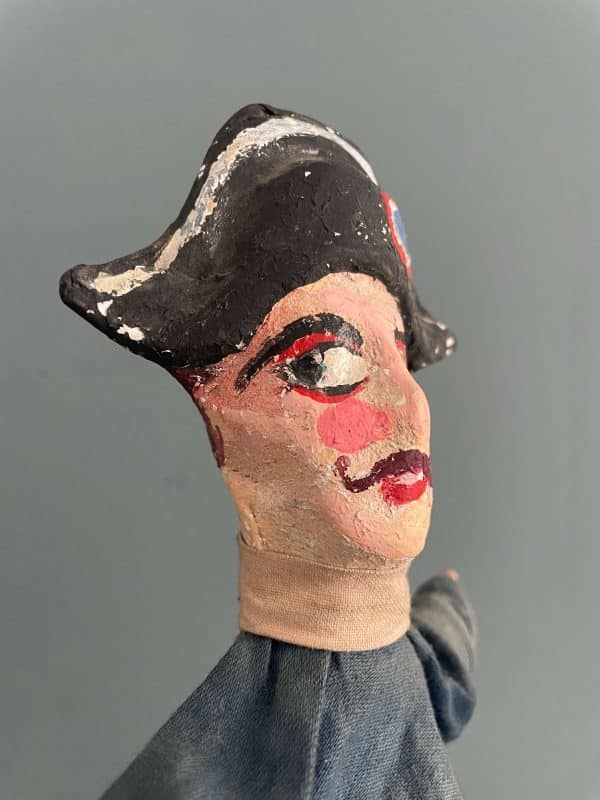 Marionnette Ancienne En Bois - Véritable Artisanat Vintage - Objet De Collection