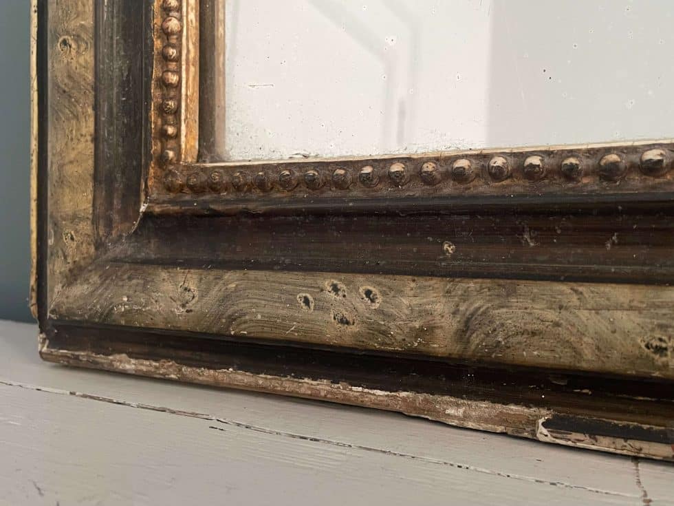 Grand Miroir De Cheminée En Bois – 142 X 90 Cm – Sans Marque