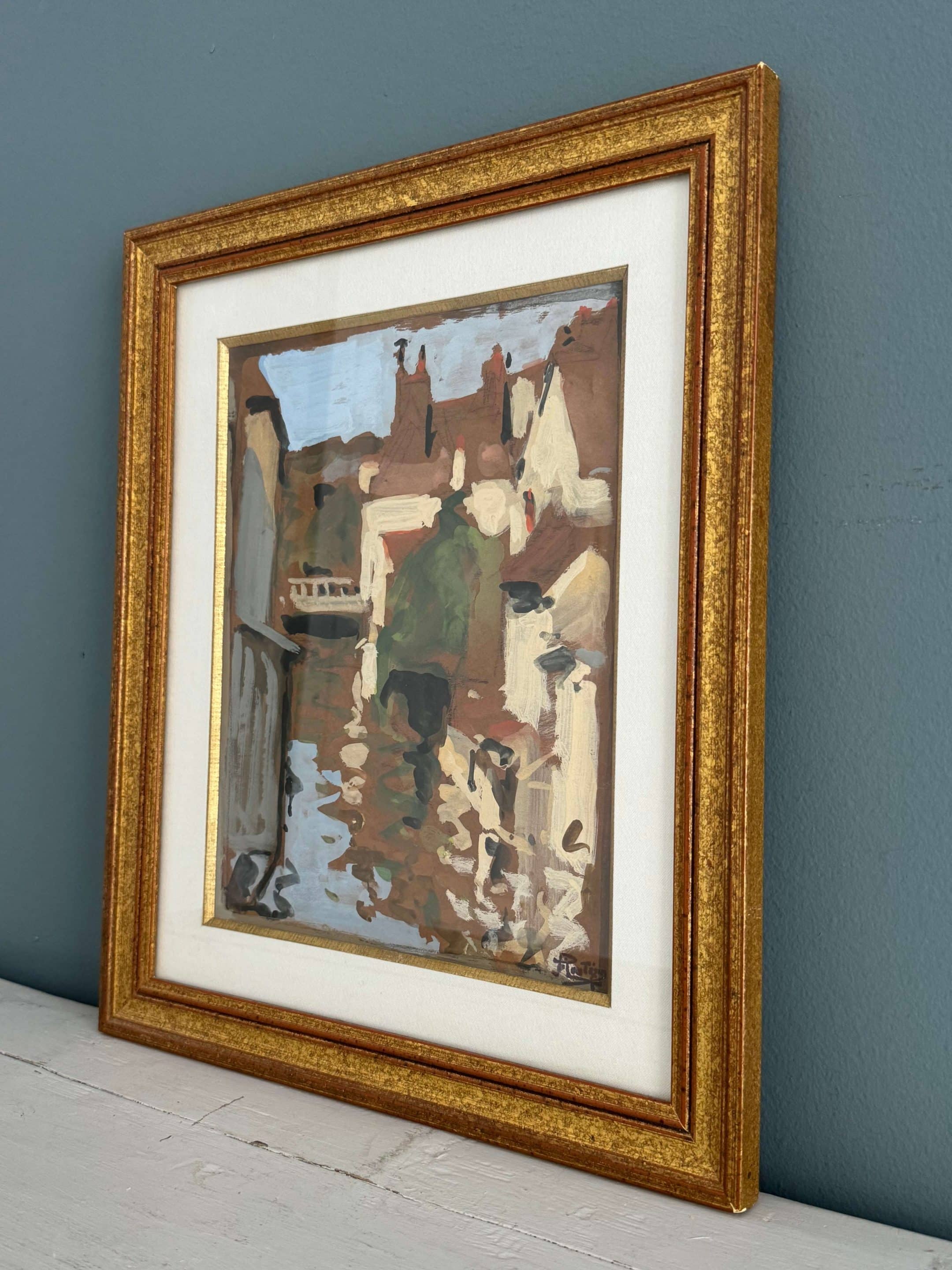 Pierre Eugène Montezin, peinture à la gouache