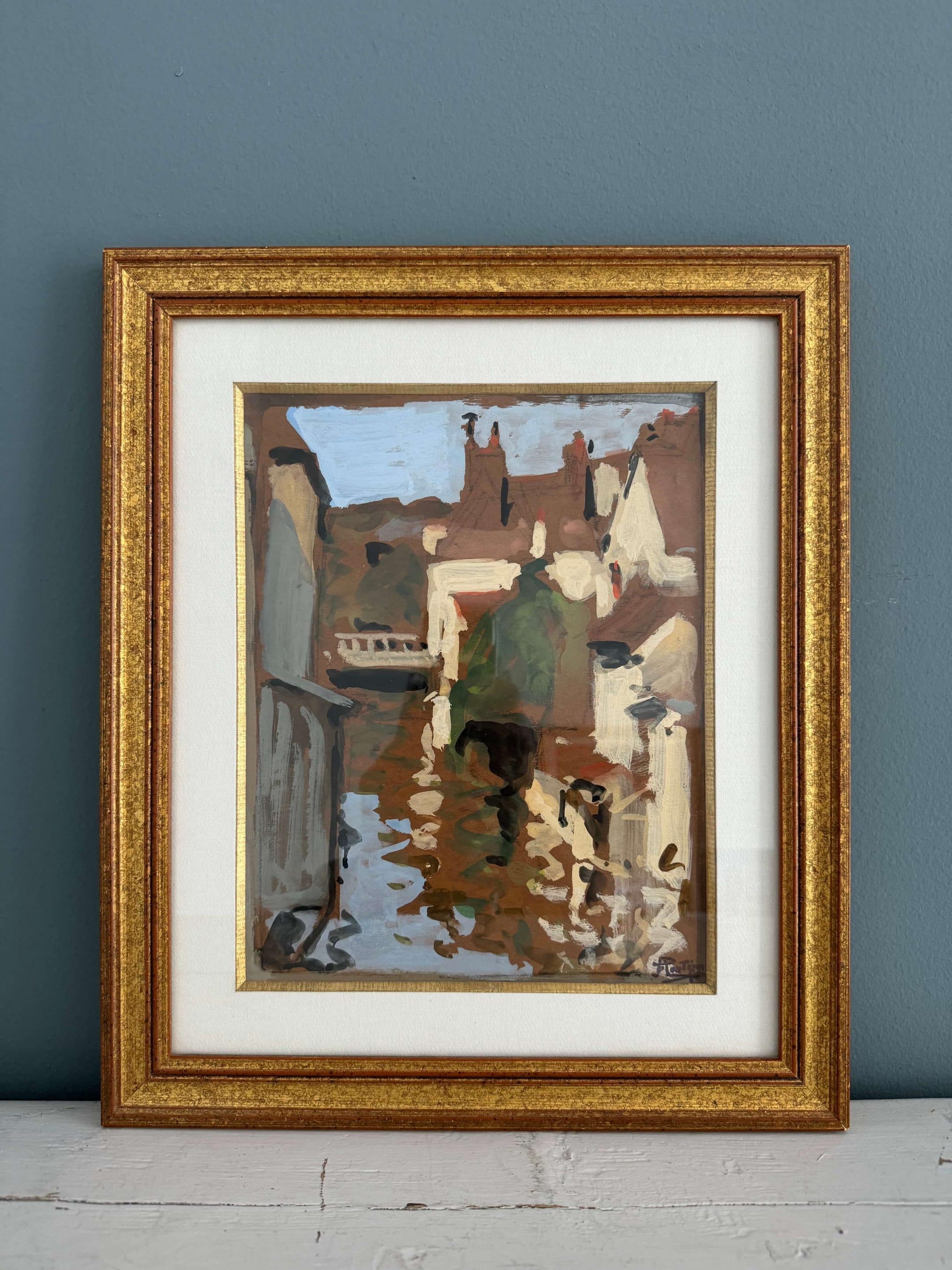 Pierre Eugène Montezin, peinture à la gouache