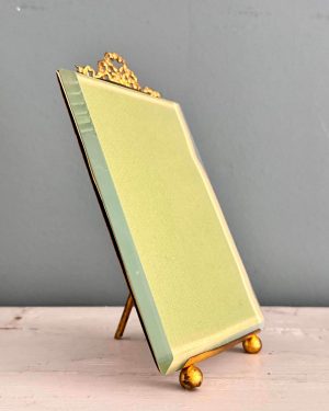 Cadre photo Napoléon III en laiton et verre biseauté