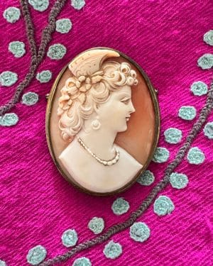 Broche camée victorienne