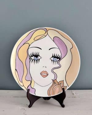 Assiette de collection en porcelaine de Limoges