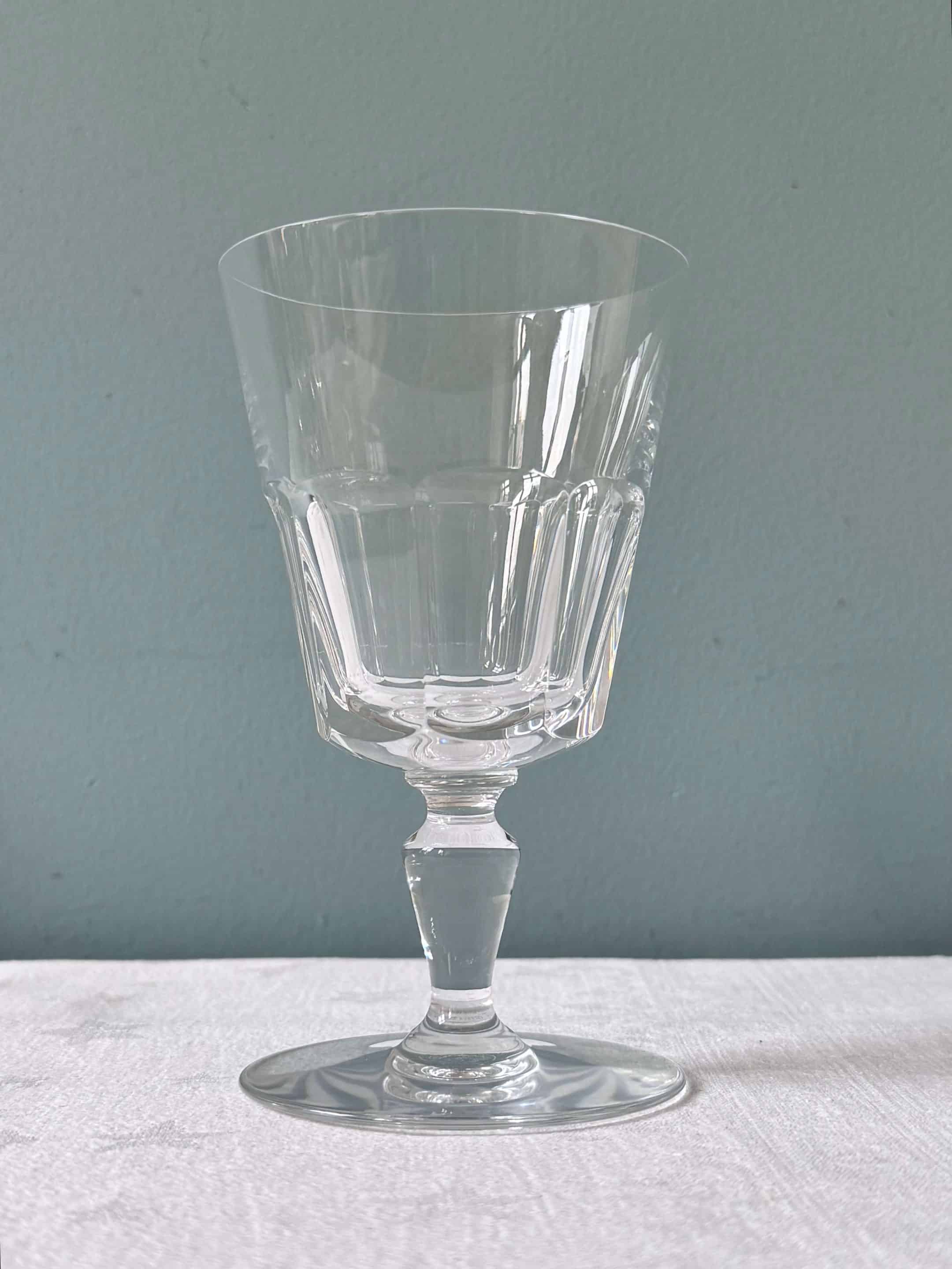 6 verres à eau en cristal Baccarat