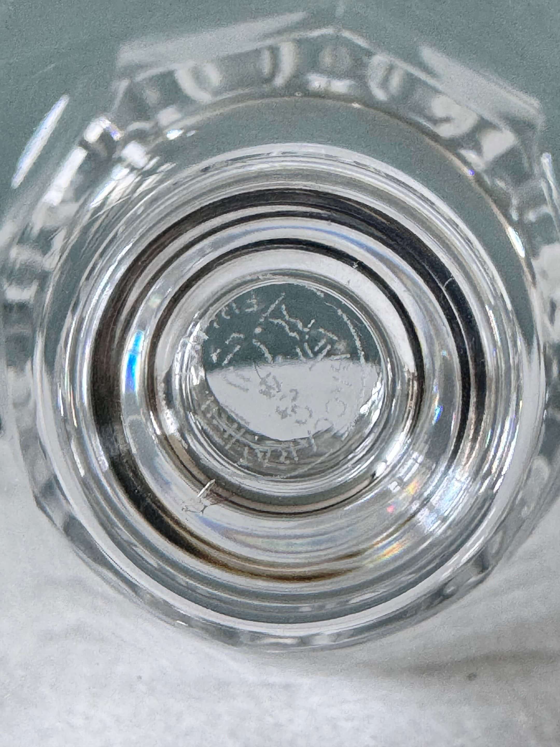 6 verres à eau en cristal Baccarat