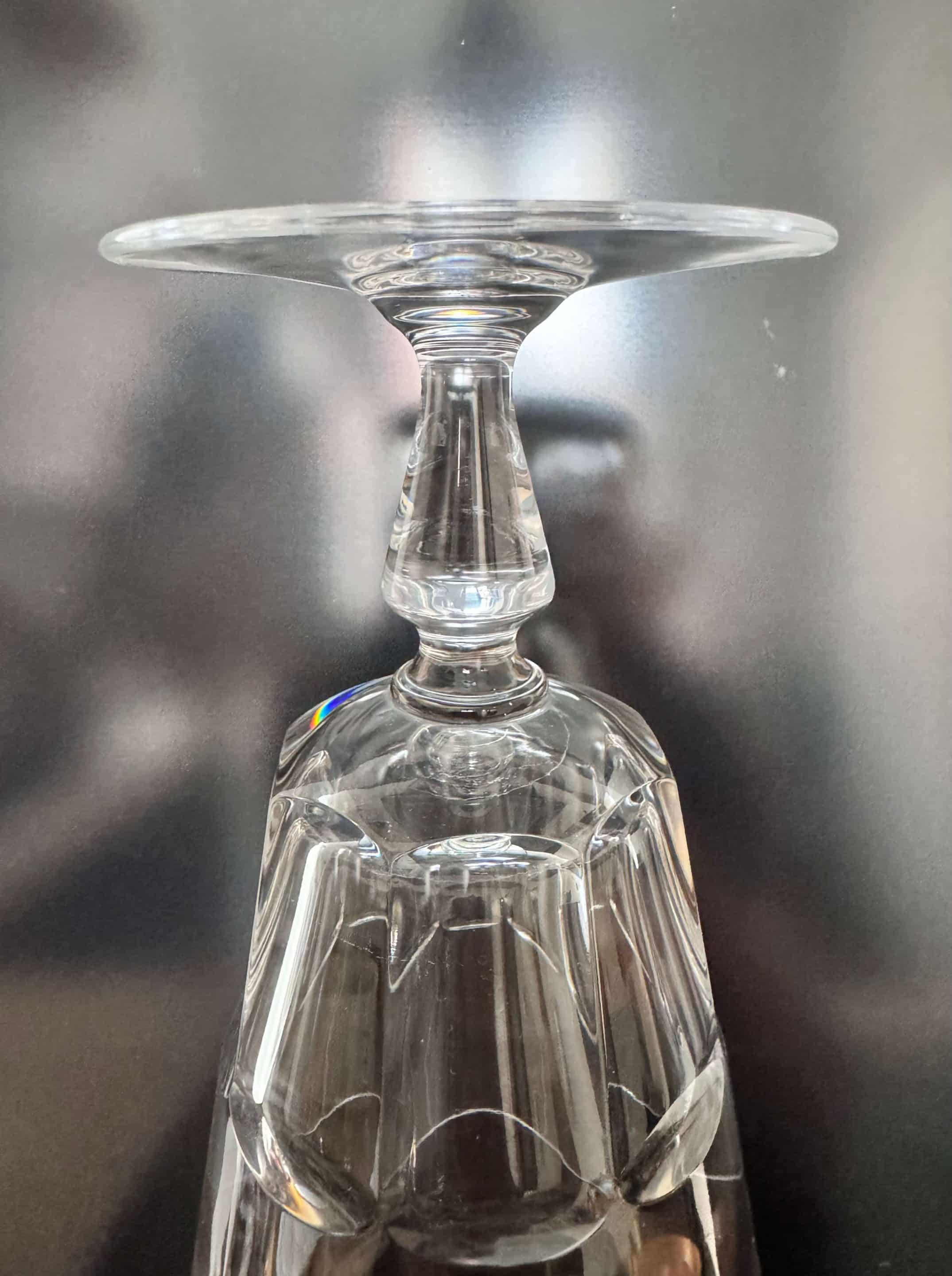 6 verres à eau en cristal Baccarat