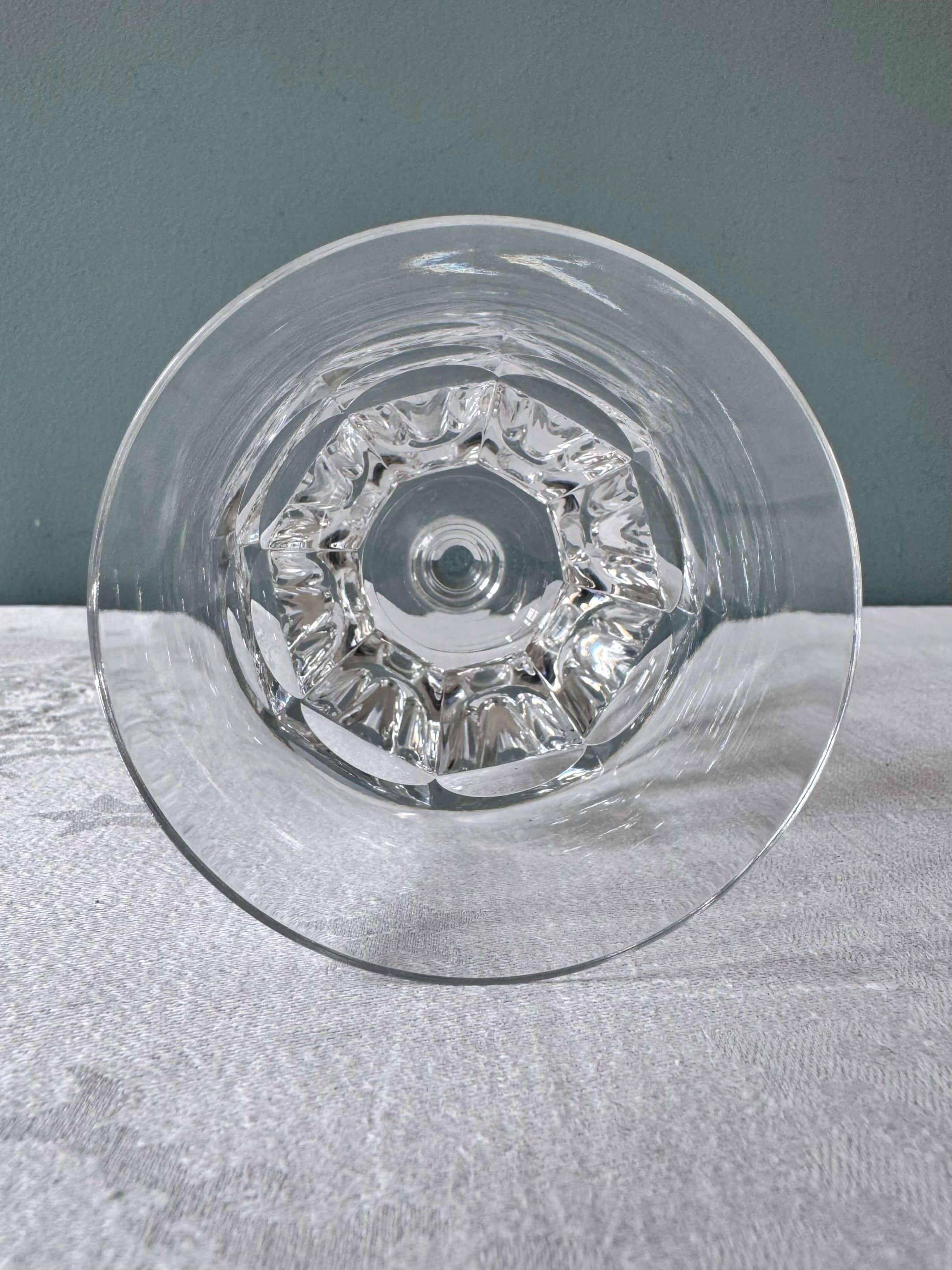 6 verres à eau en cristal Baccarat