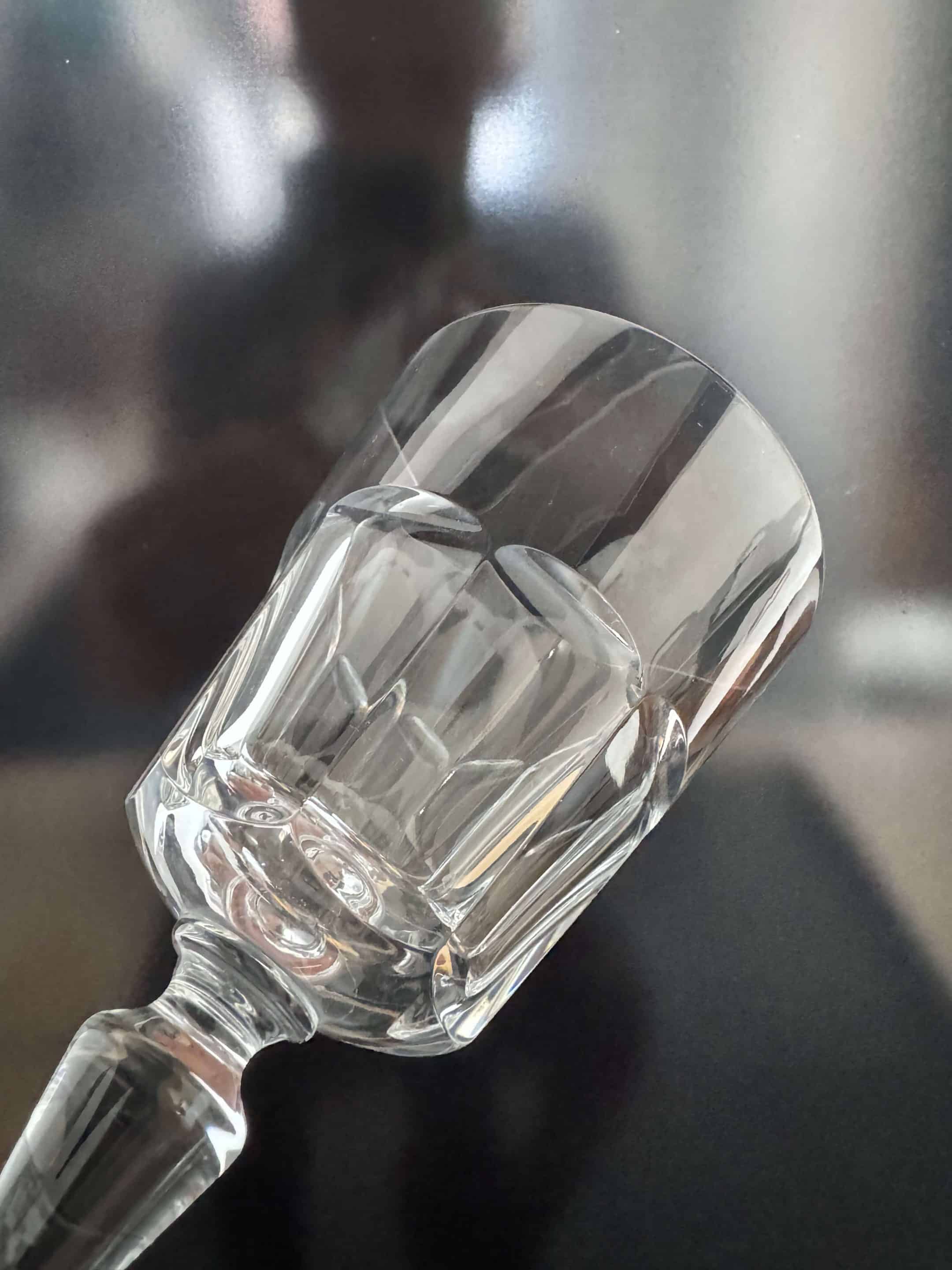 6 verres à eau en cristal Baccarat