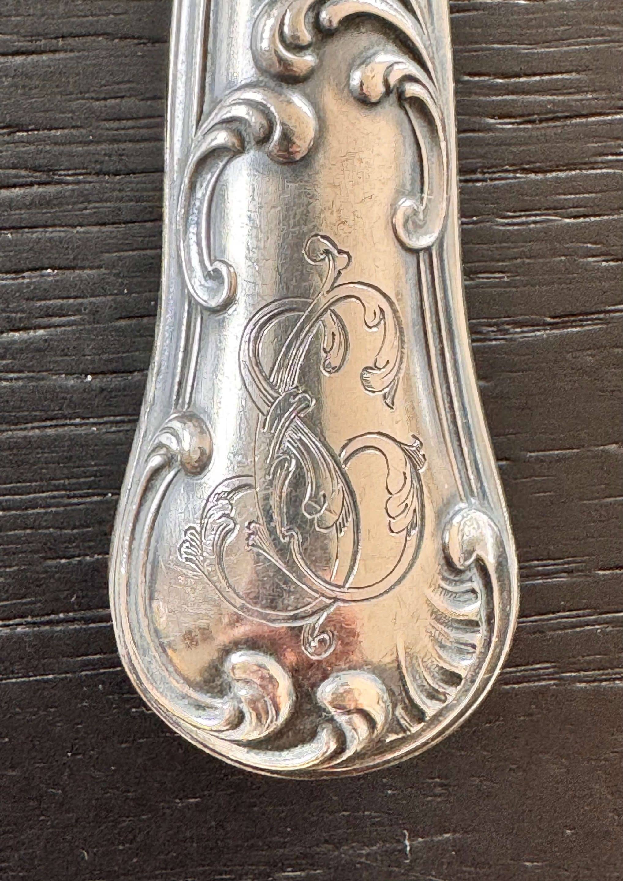 Couverts à salade 1900 dans leur écrin