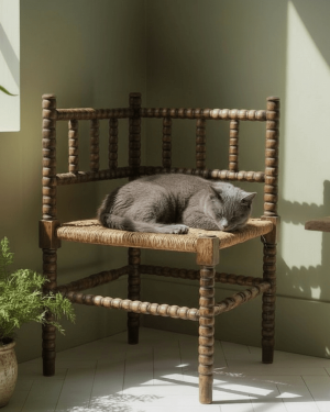 Chaise d'angle "coin du feu"