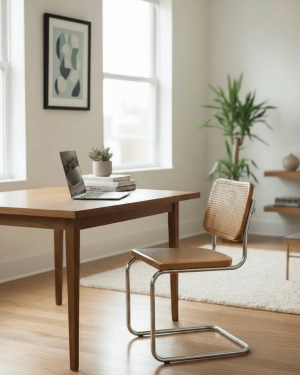 Chaise cannée Marcel Breuer B32