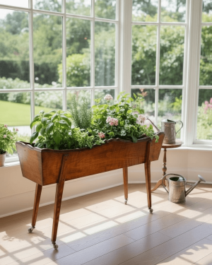 Ancienne jardinière d'intérieur