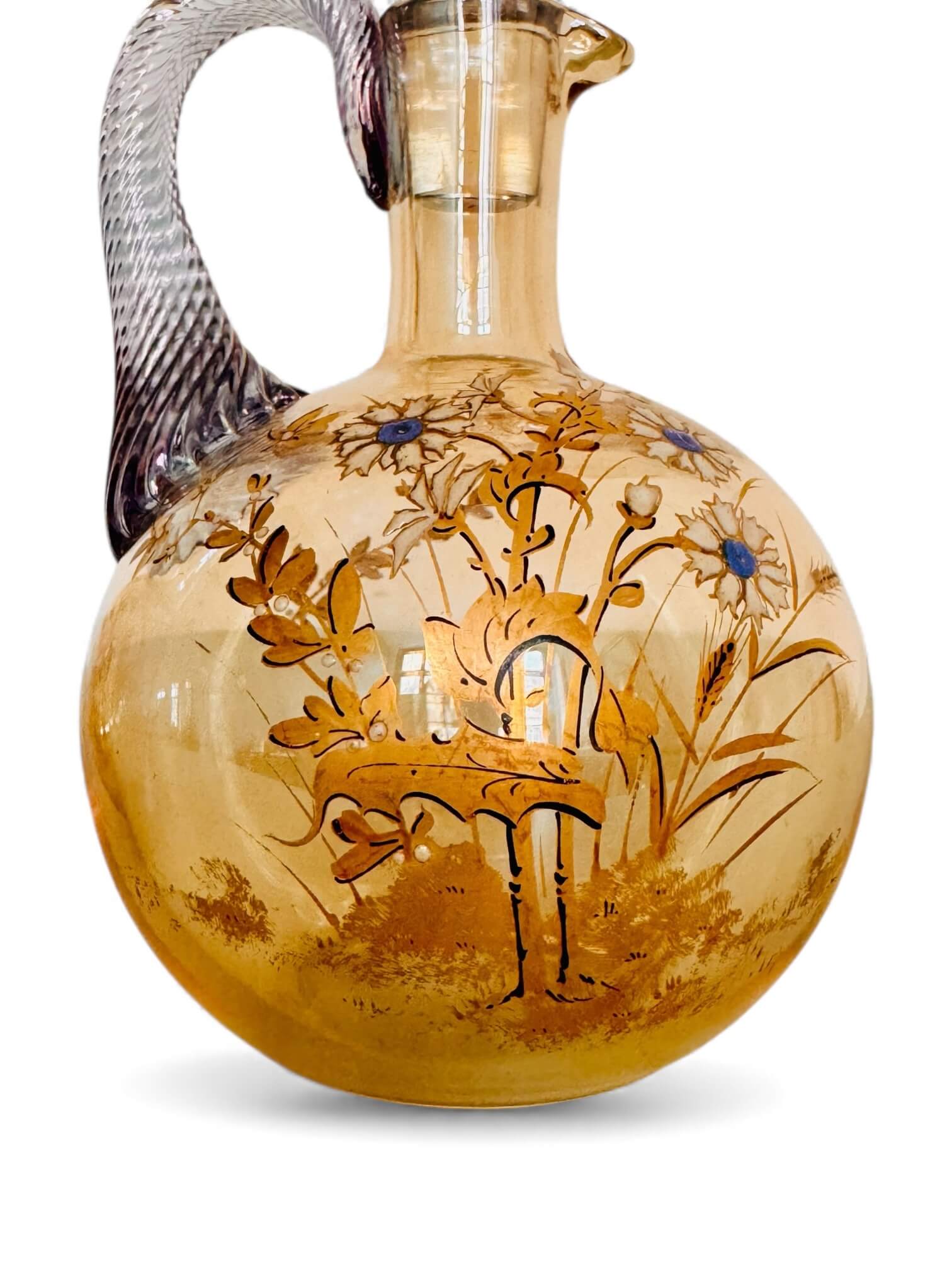 2 flacons Baccarat Art Nouveau