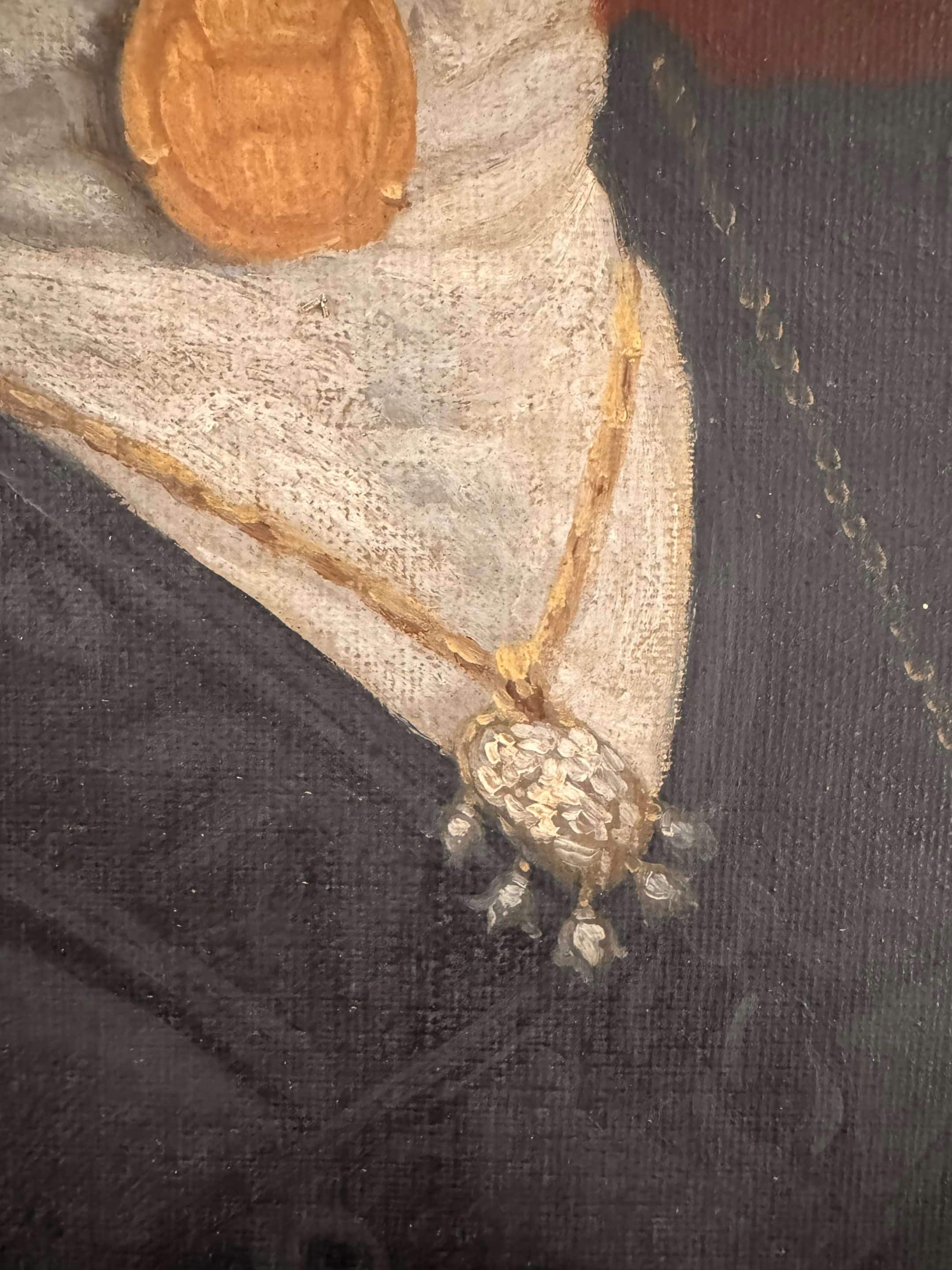 Portrait d'une femme, huile sur toile début XXème