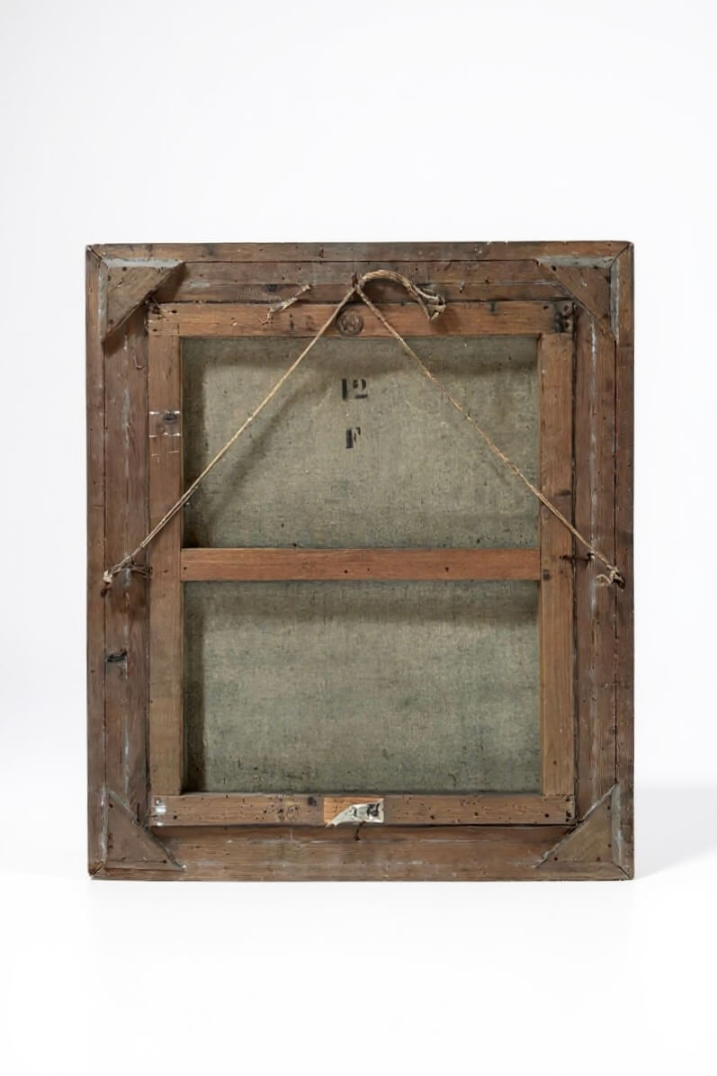 Portrait d'une femme, huile sur toile début XXème