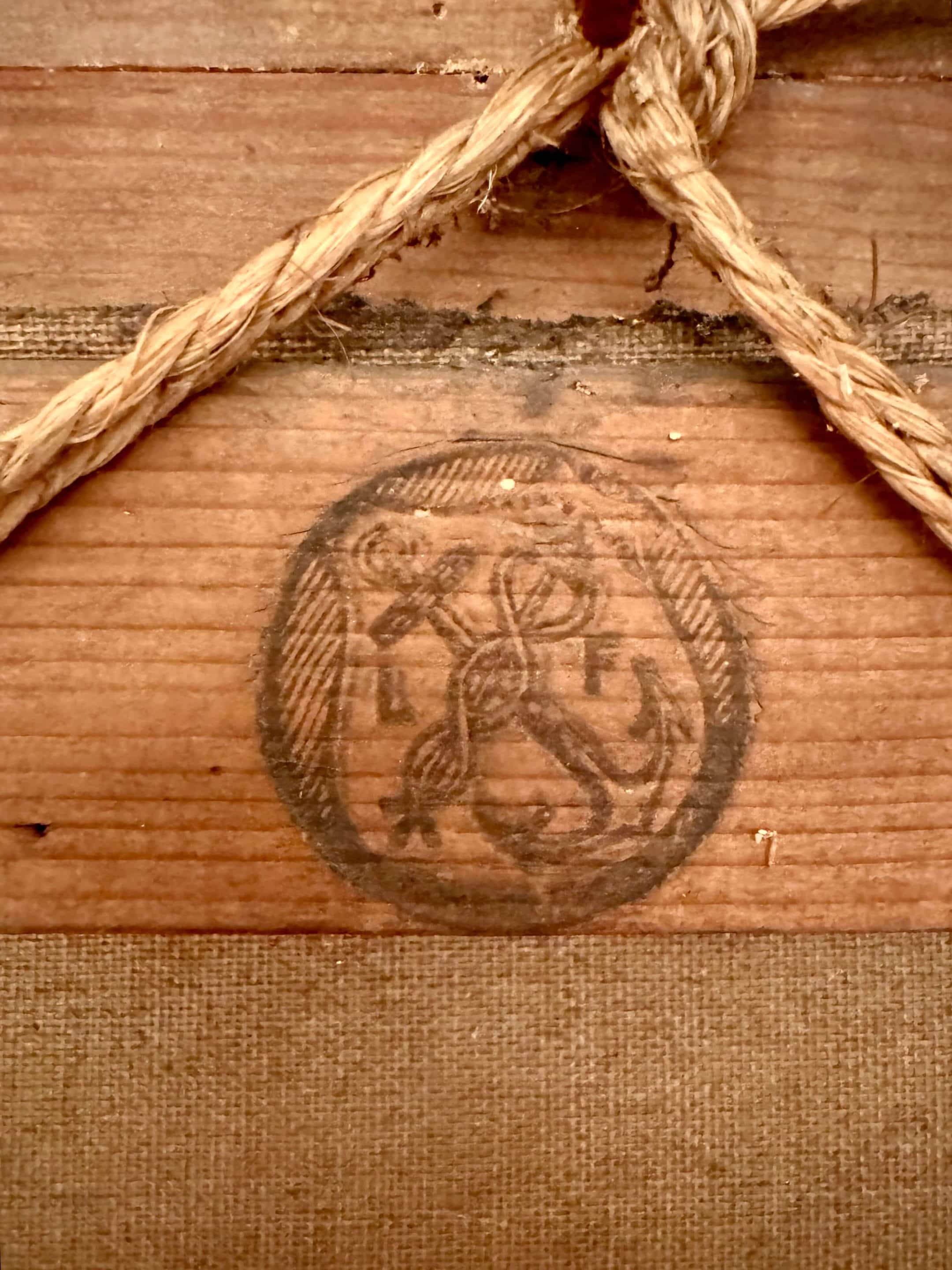 Portrait d'une femme, huile sur toile début XXème