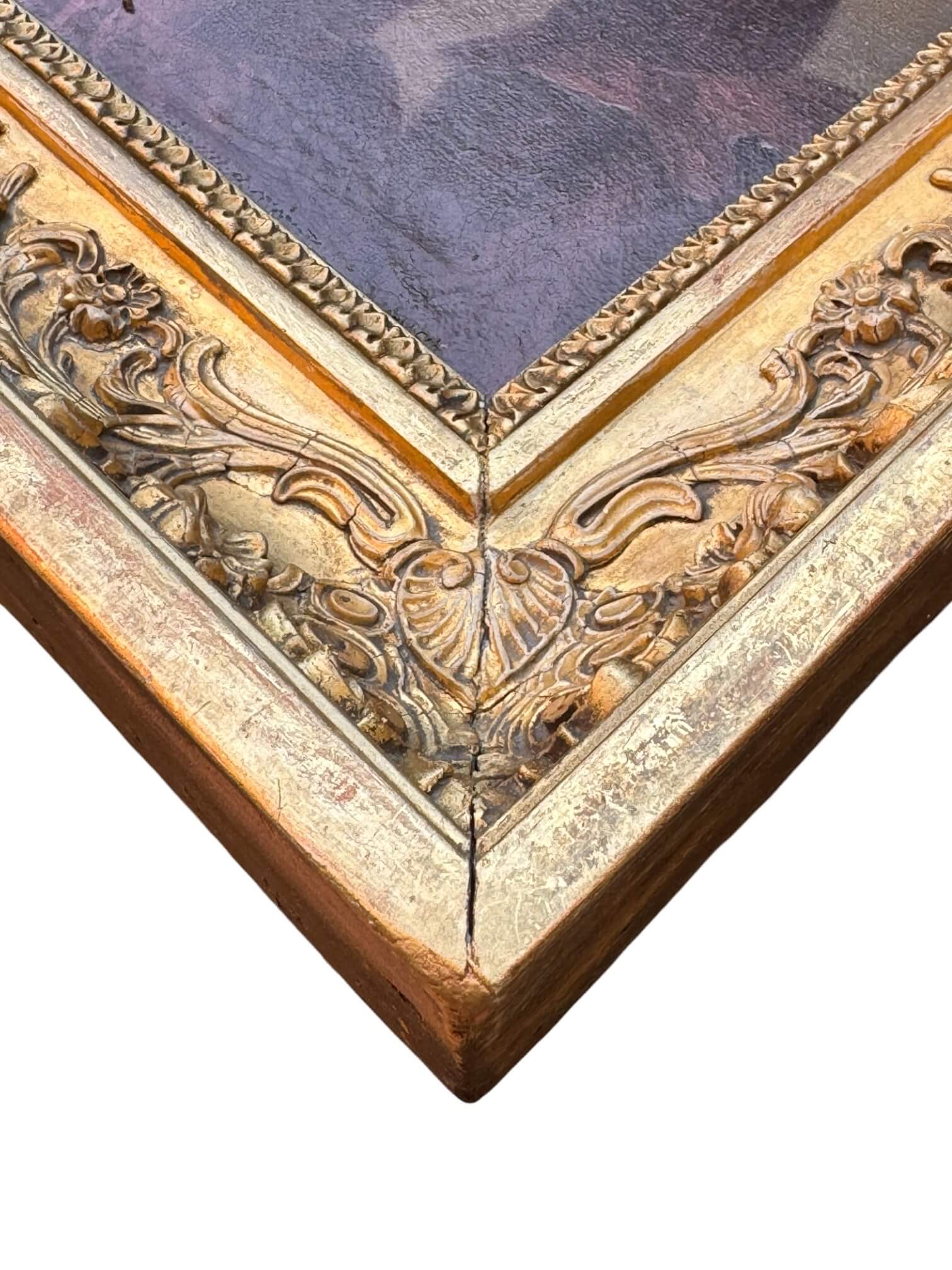 Tableau portrait XIXème époque Charles X