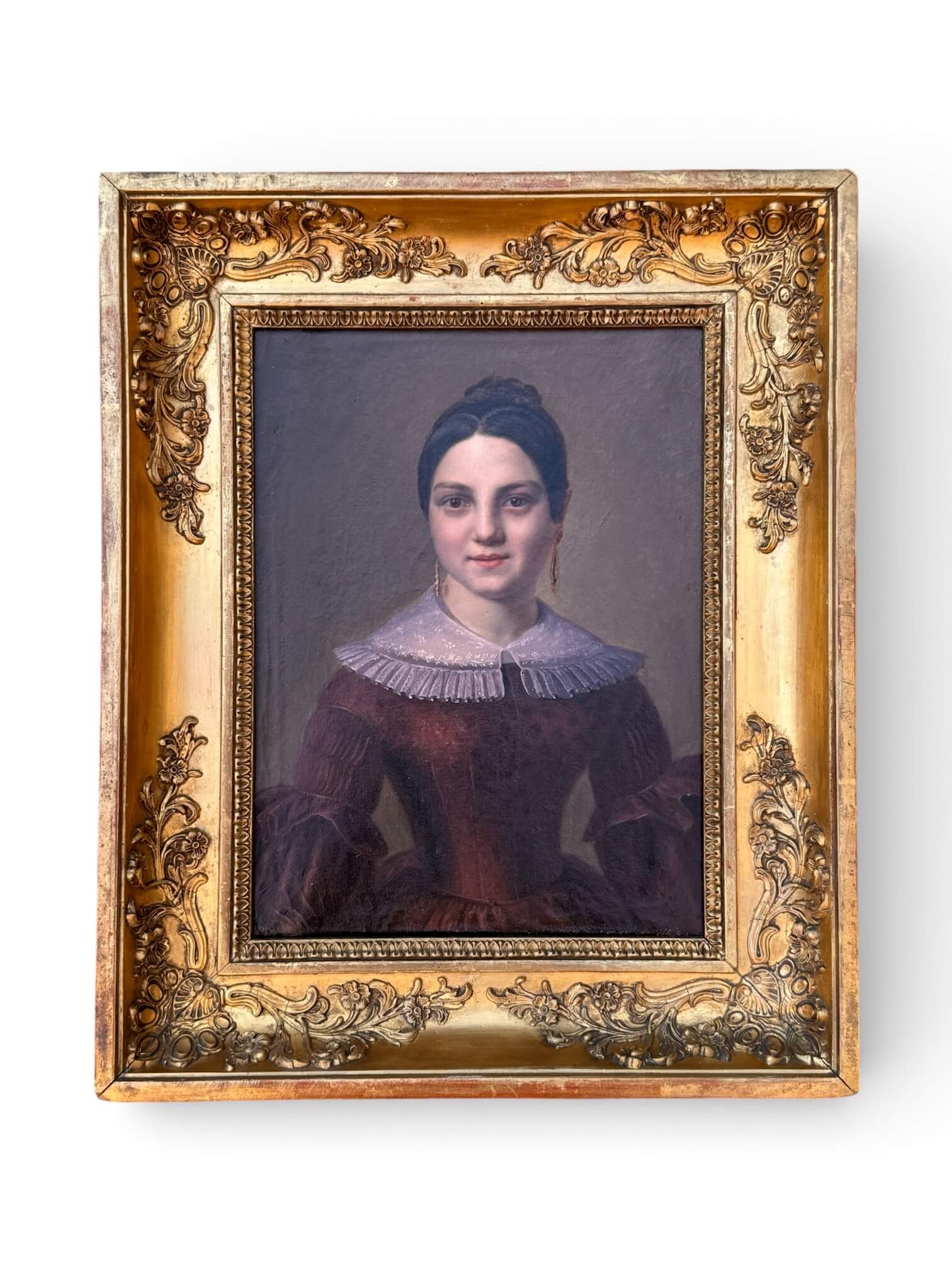 Tableau portrait XIXème époque Charles X