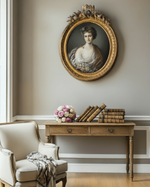 Pastel sur papier XIXème dans le goût de Rosalba Carriera