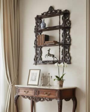 Etagère en acajou Napoleon III