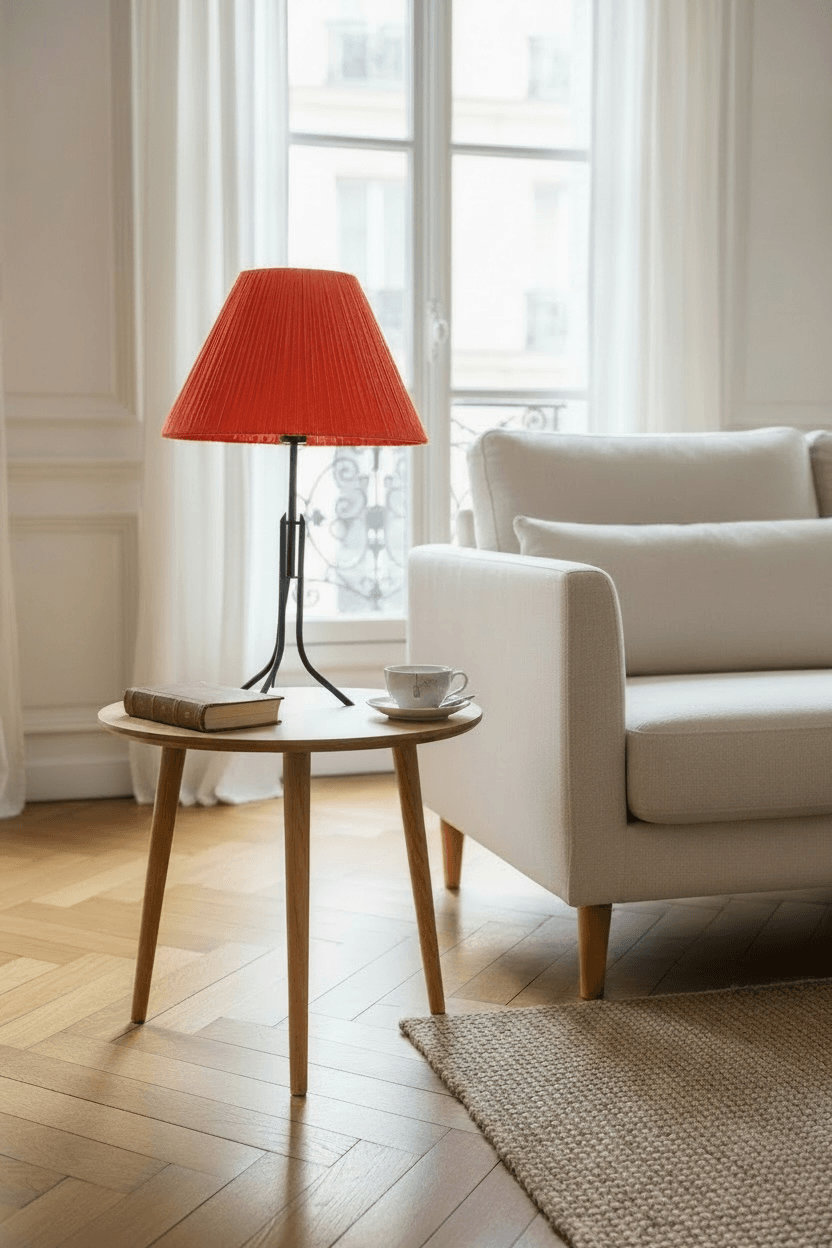 Lampe à piètement tripode, années 50