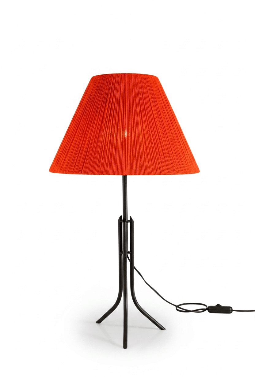 Lampe à piètement tripode, années 50
