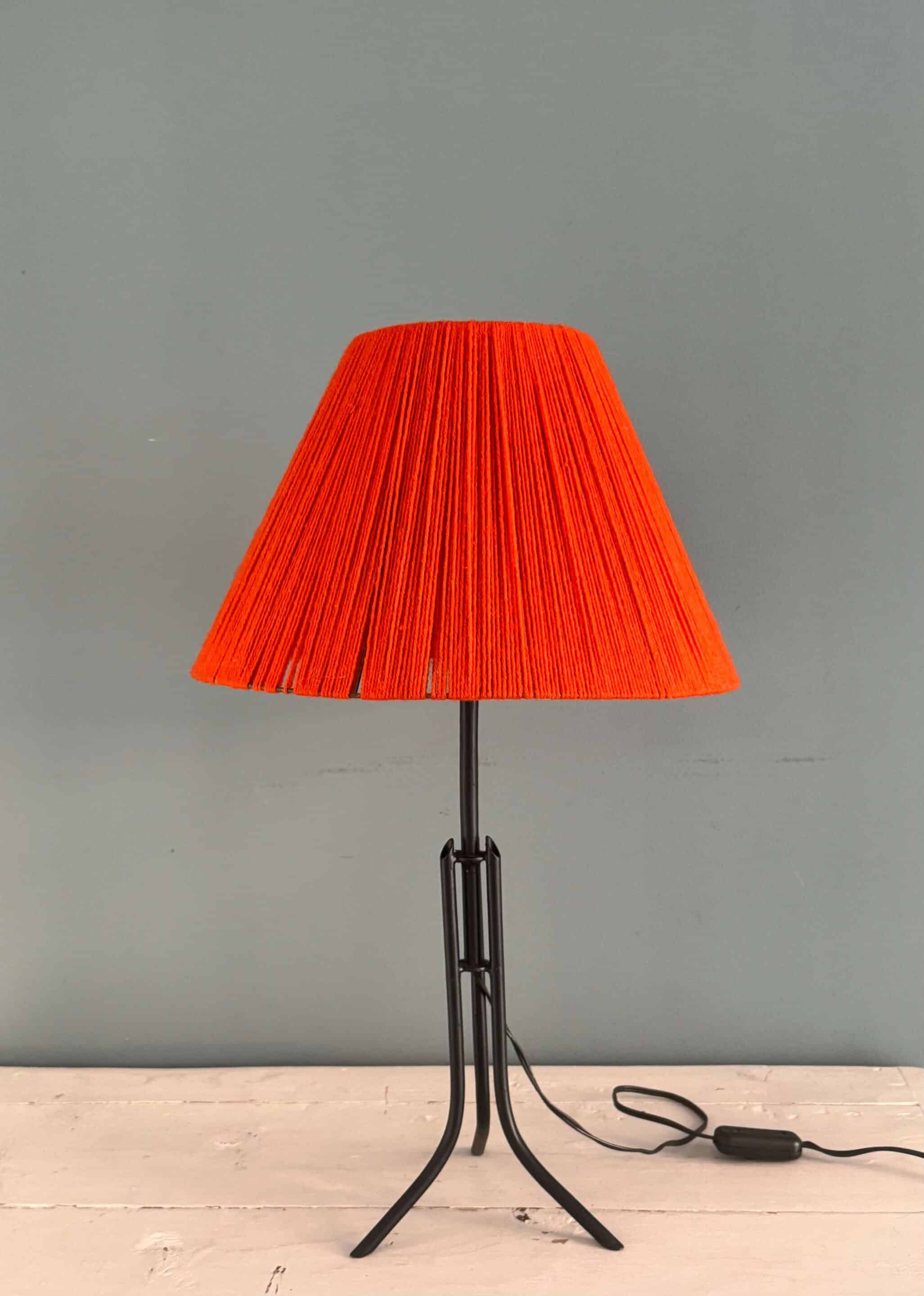 Lampe à piètement tripode, années 50