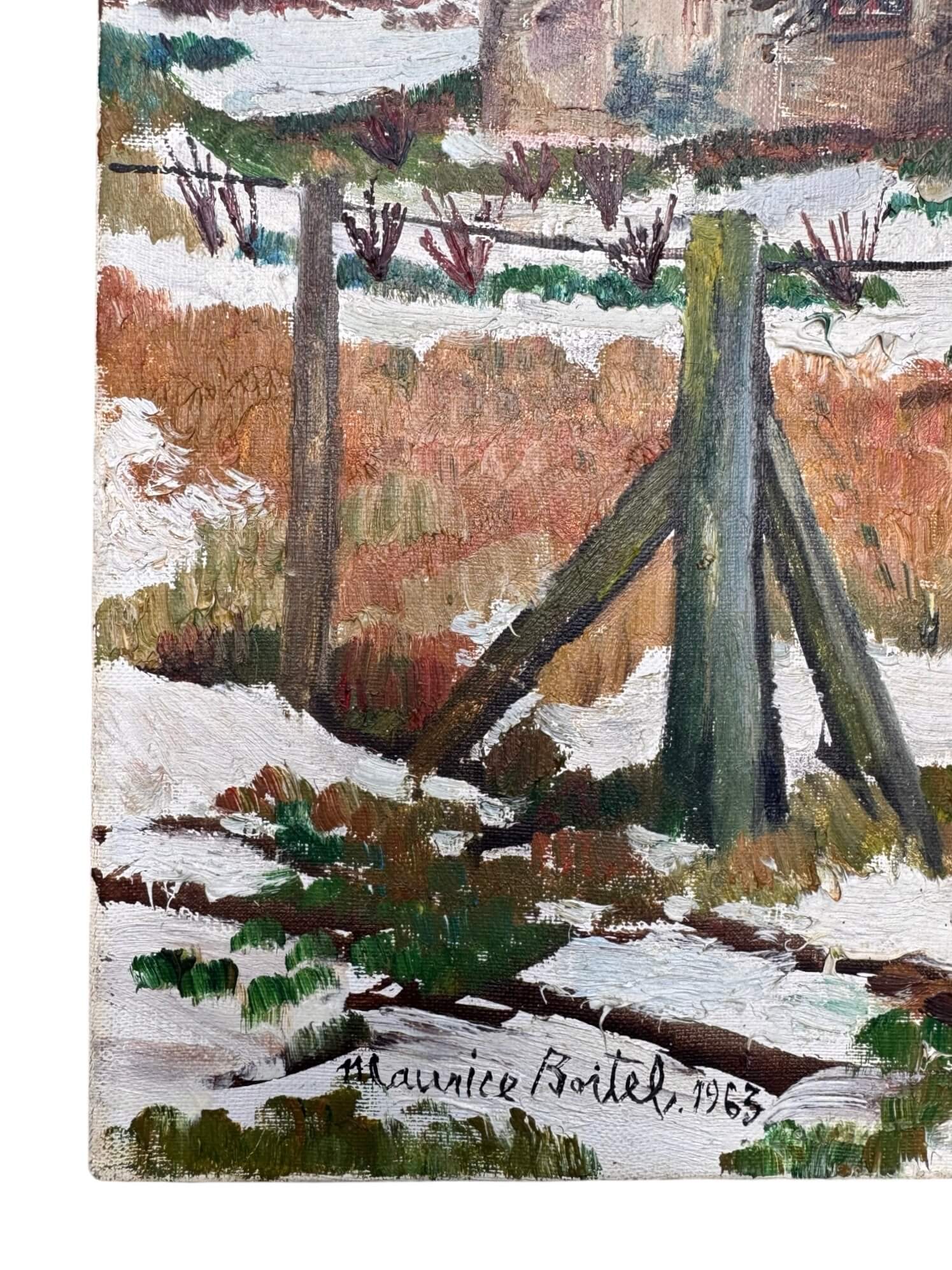 Maurice Boitel, chemin à Conches, 1963