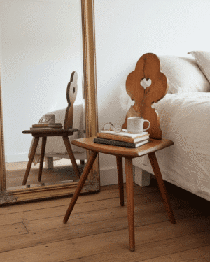 Chaise escabelle ancienne