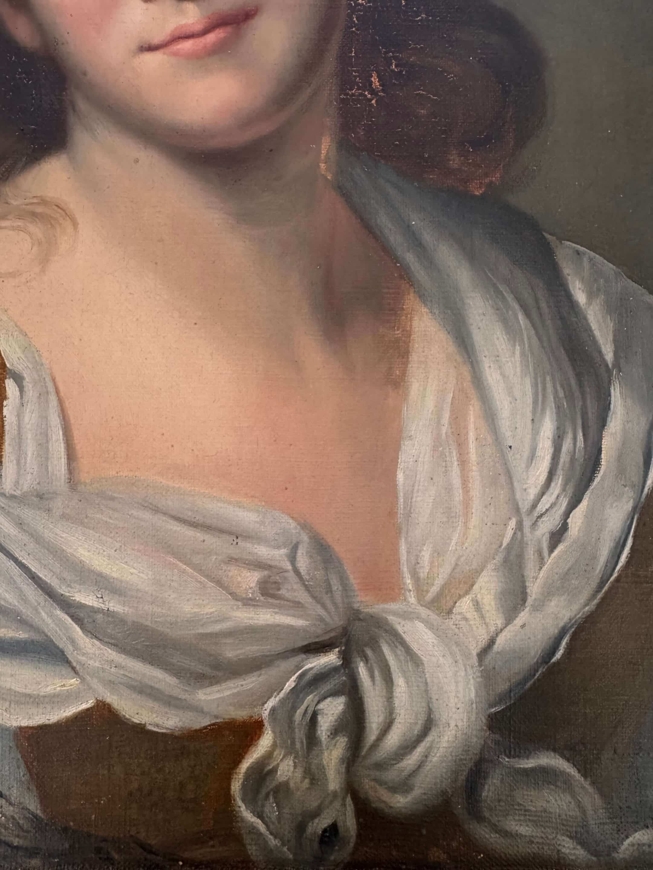Marie-Geneviève Bouliard, autoportrait, tableau XIXème