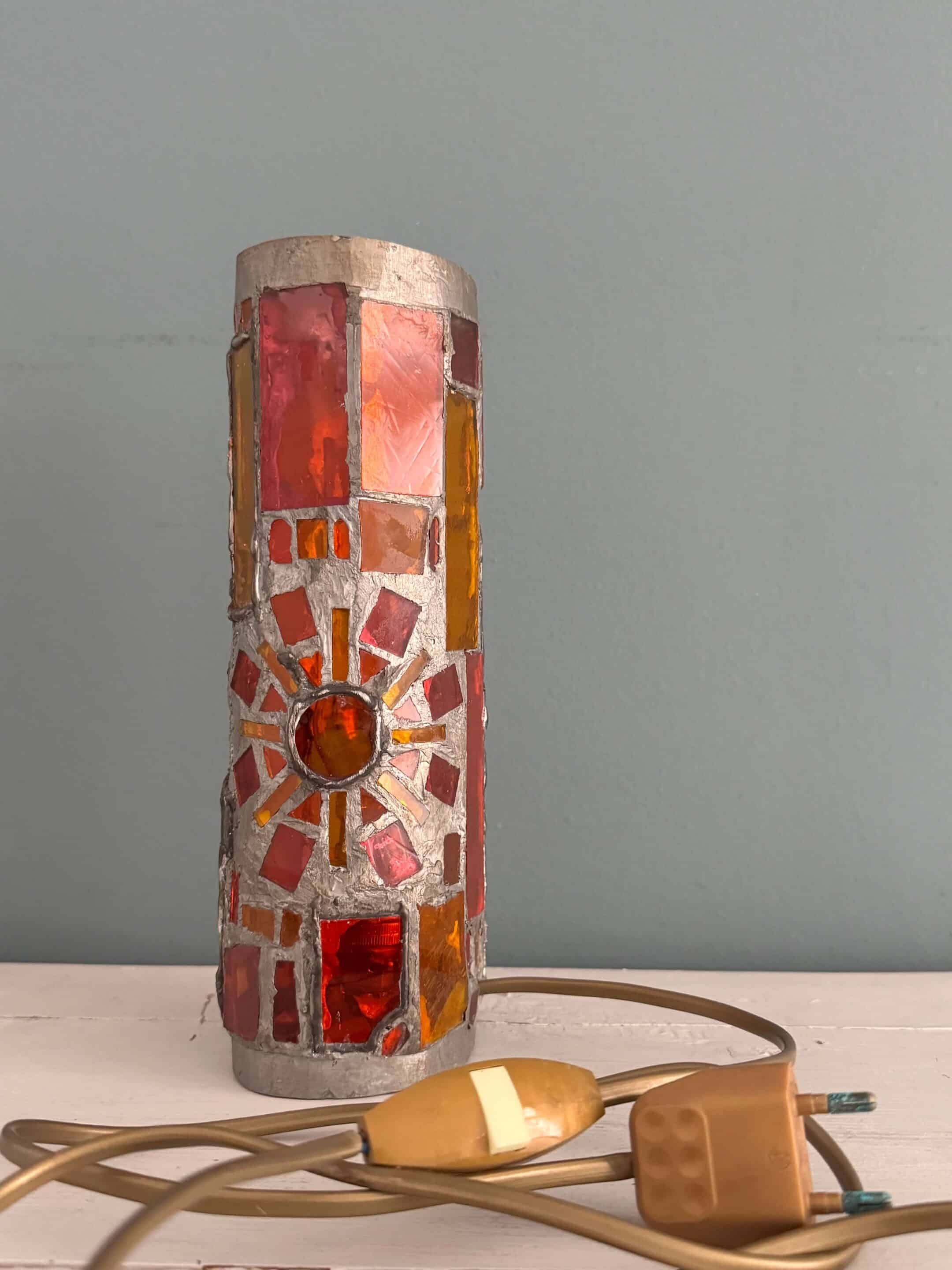 Lampe vitrail Merot