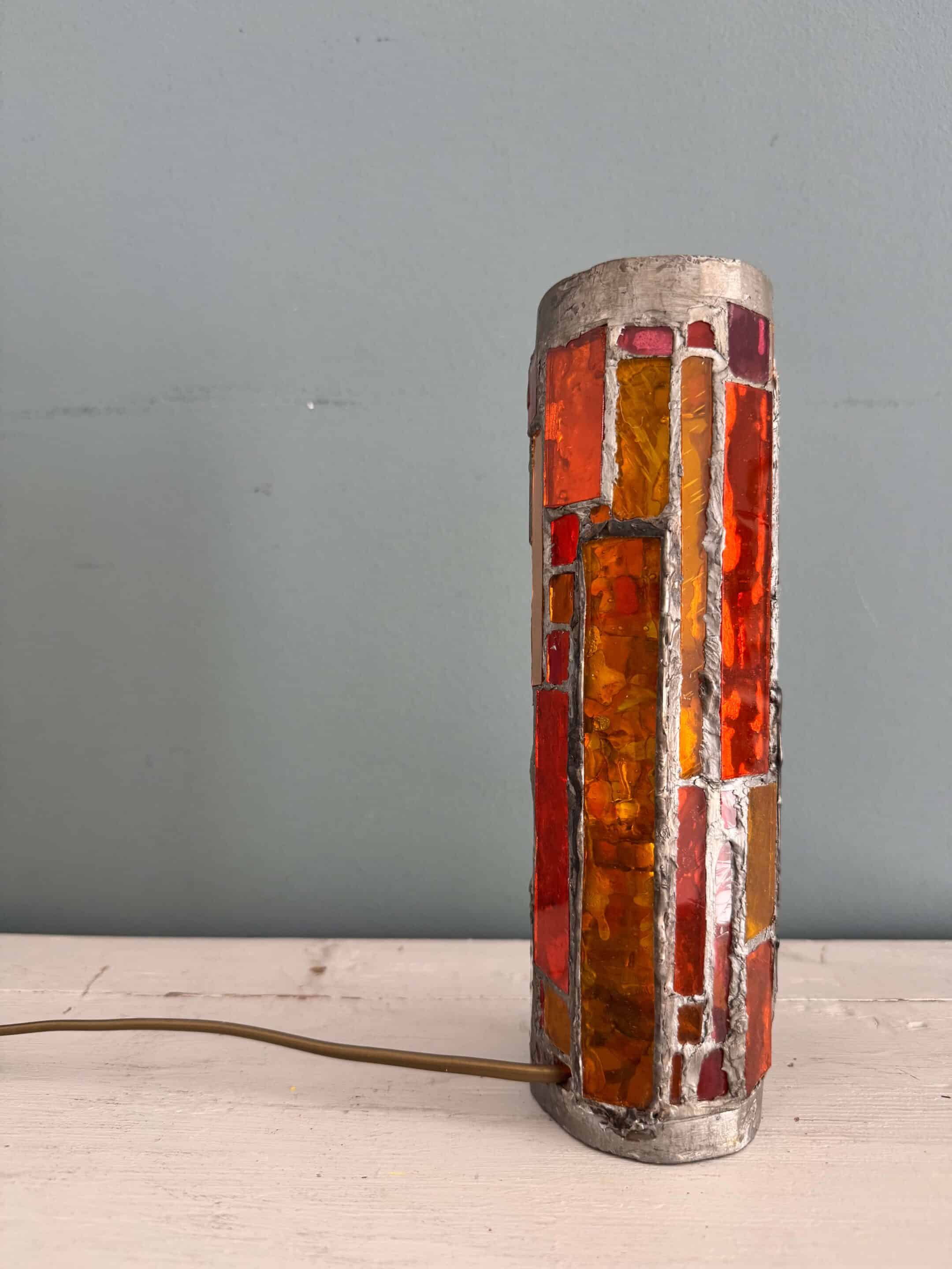 Lampe vitrail Merot