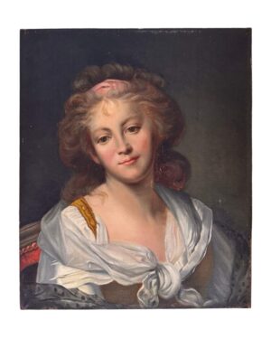 Marie-Geneviève Bouliard, autoportrait, tableau XIXème