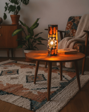 Lampe vitrail Merot