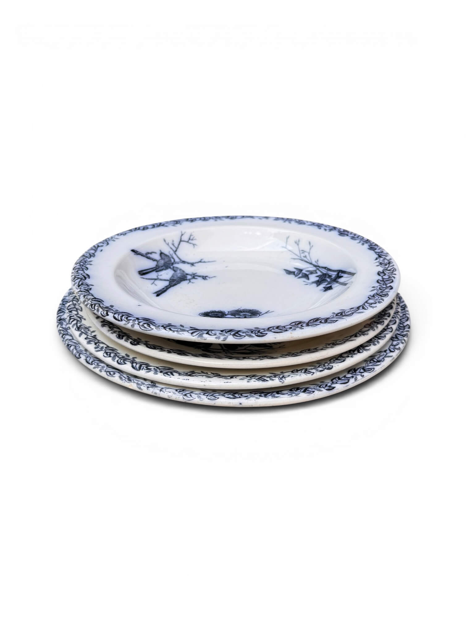 4 plats ronds Terre de Fer