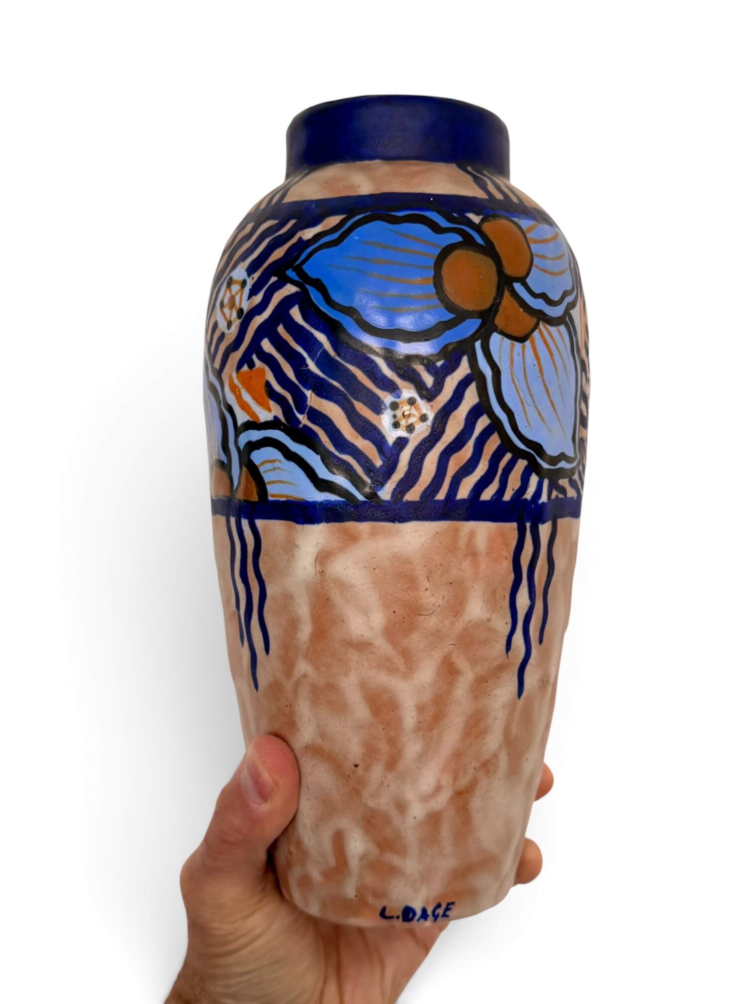 Louis Dage, 2 vases Art Deco 1929