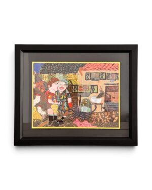 Dessin à la gouache, XXème siècle