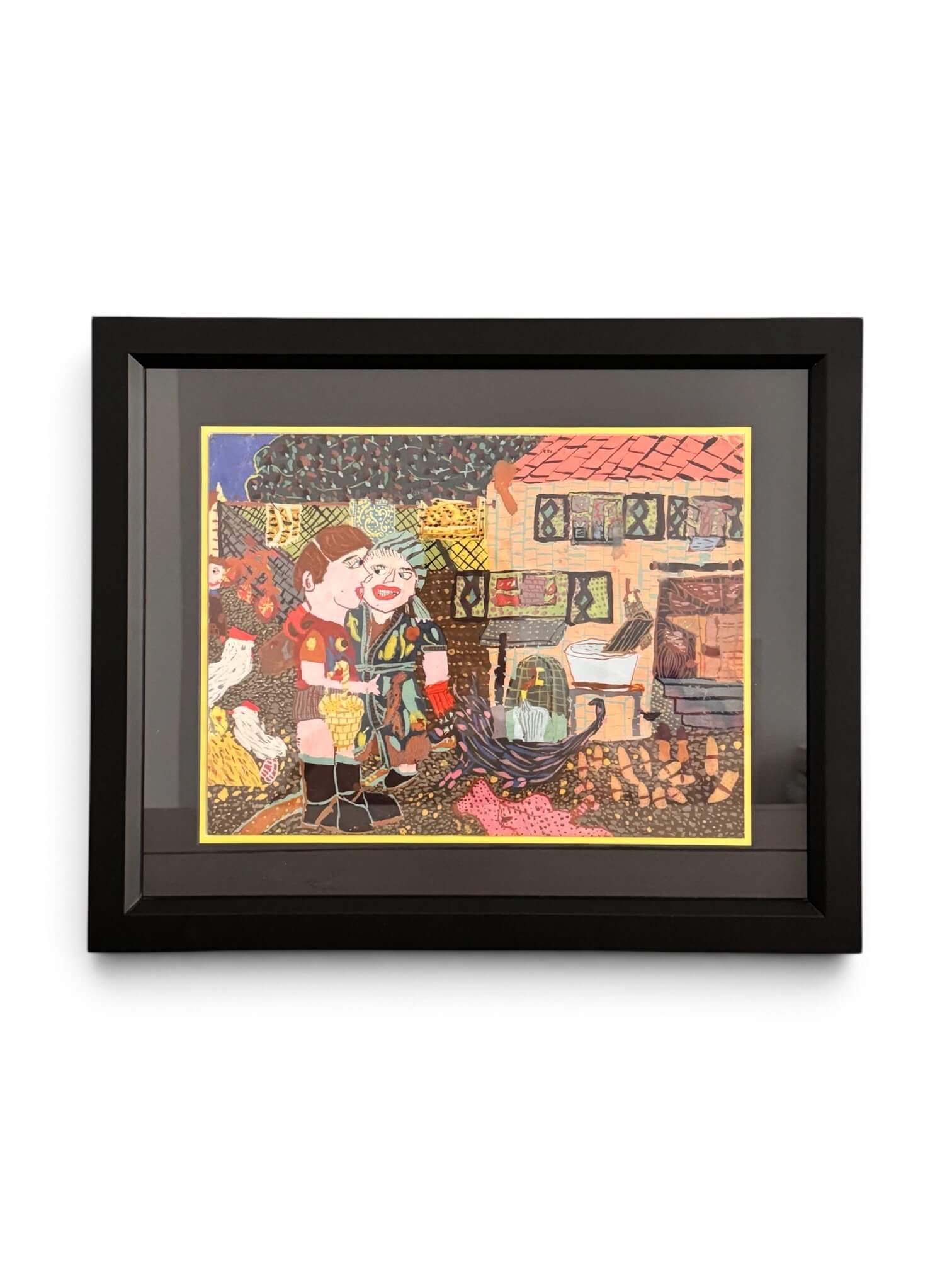 Dessin à la gouache, XXème siècle