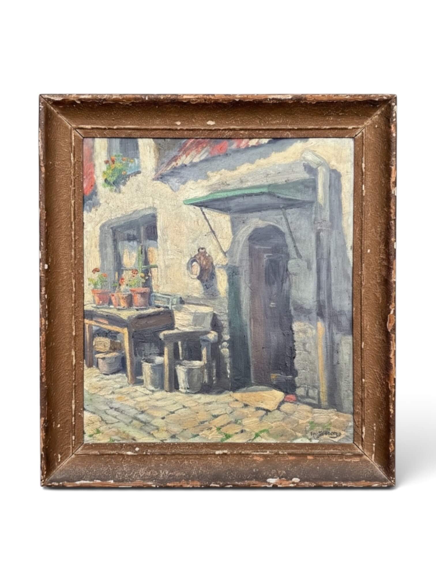 Tableau signé Robert Boudry
