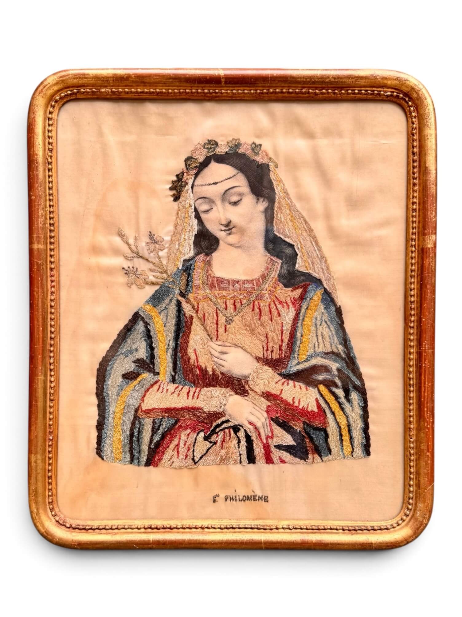 Broderie religieuse XIXeme
