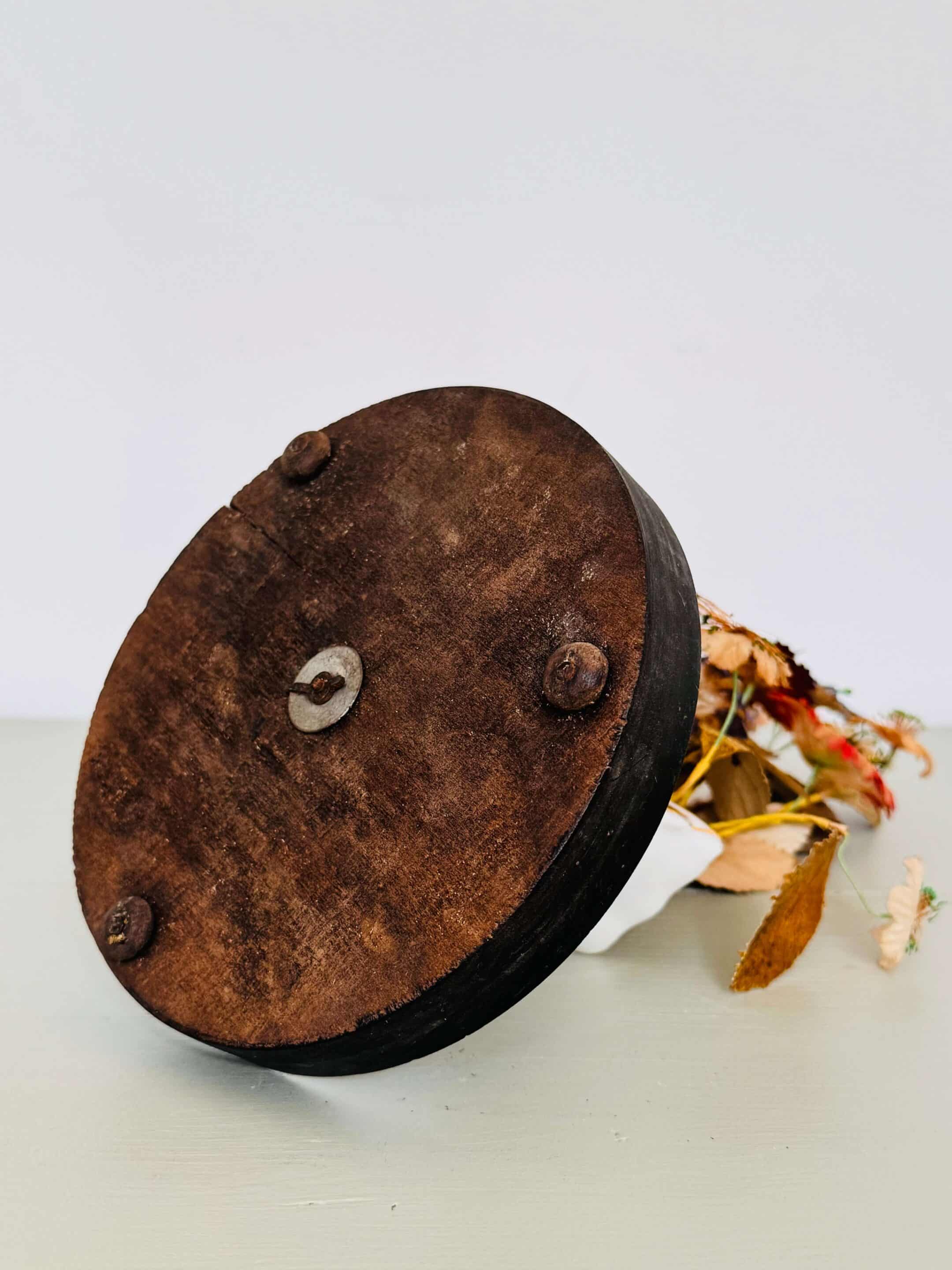 Vase de mariée sous globe XIXème