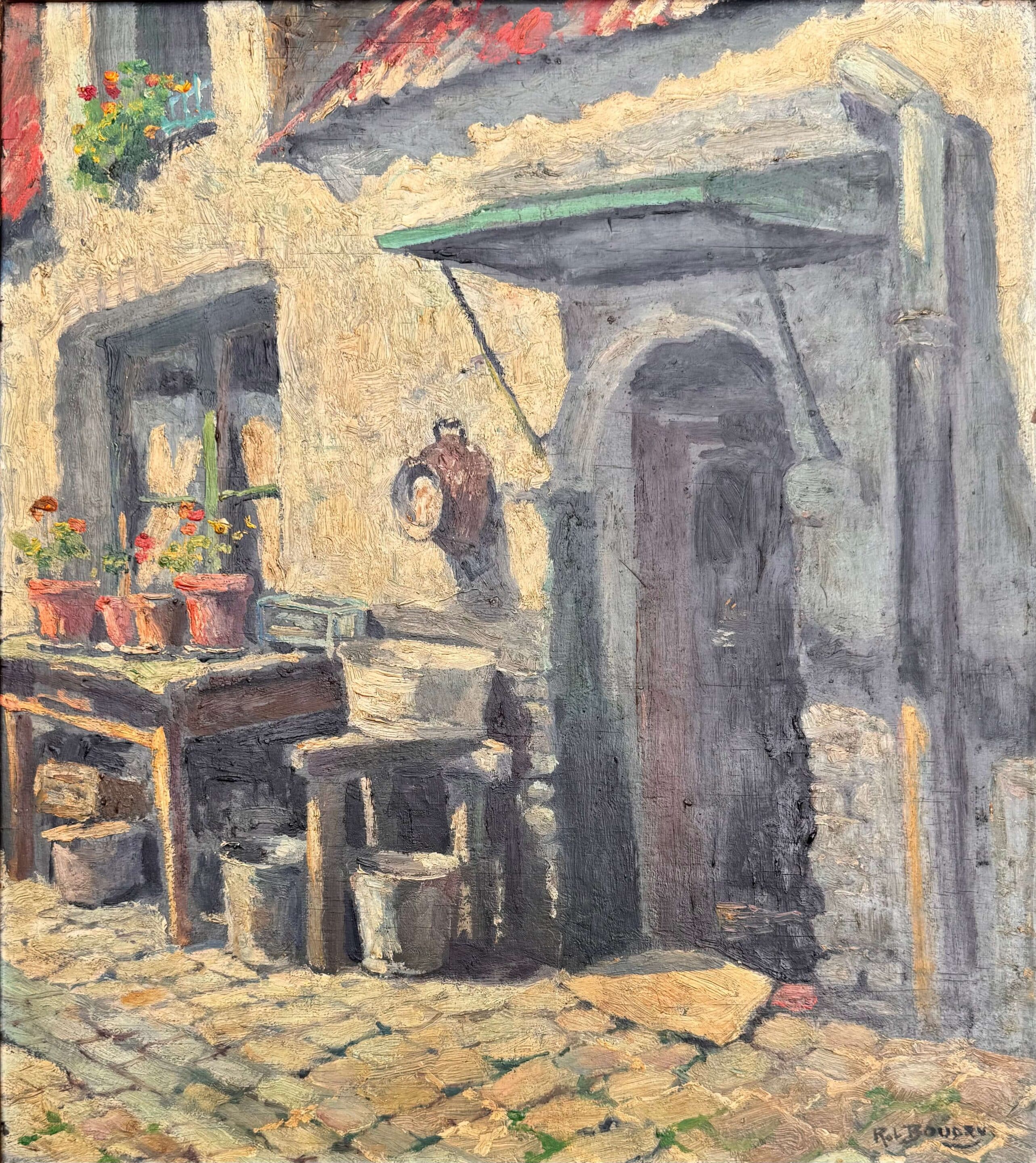 Tableau signé Robert Boudry