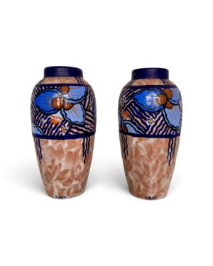 Louis Dage, 2 vases Art Deco 1929