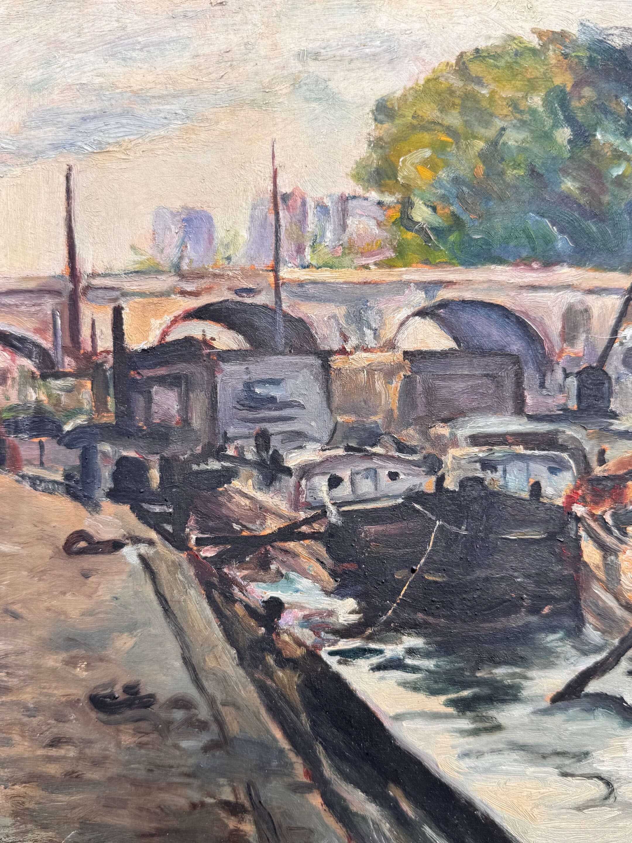 Léon Picot, paysage parisien 1948