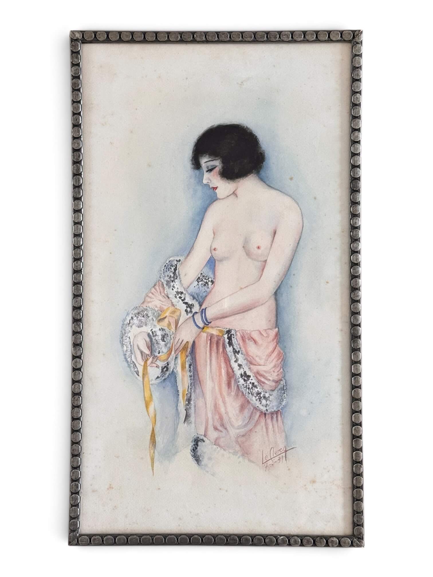 Aquarelle Art Déco