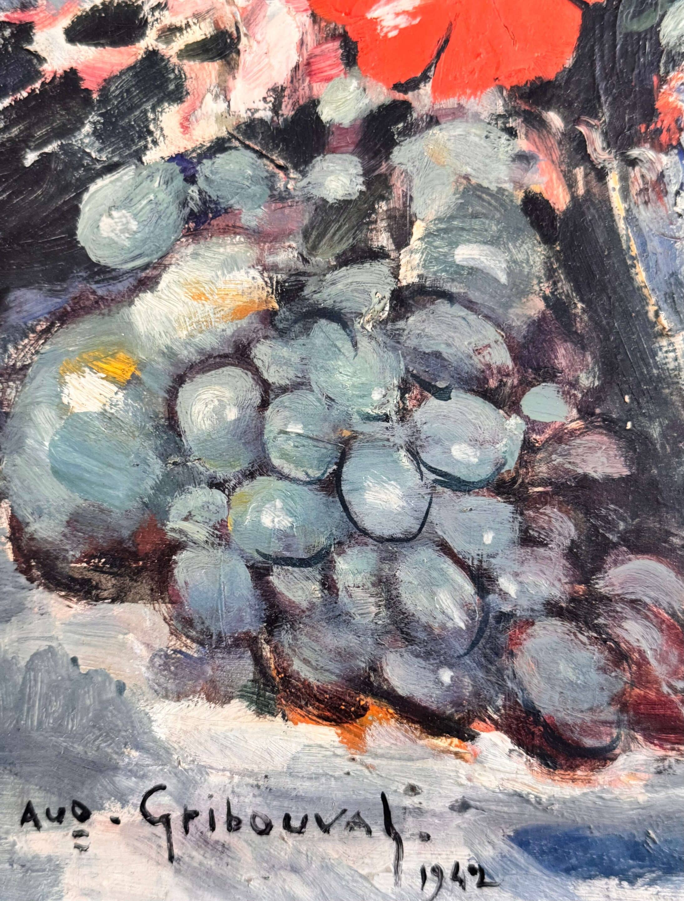 Auguste Gribouval, nature morte 1942