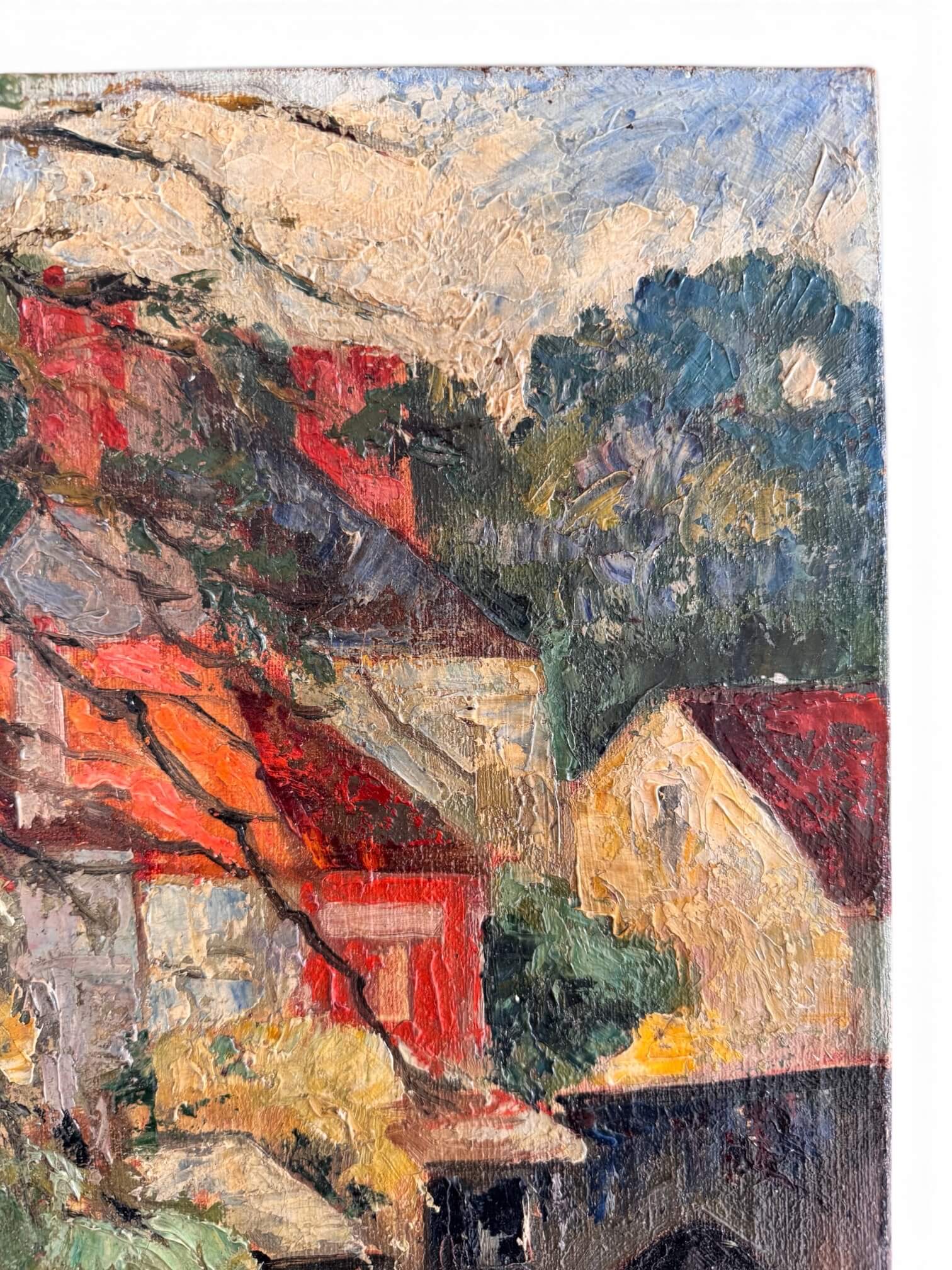 Auguste Gribouval, maisons en bordure de rivière