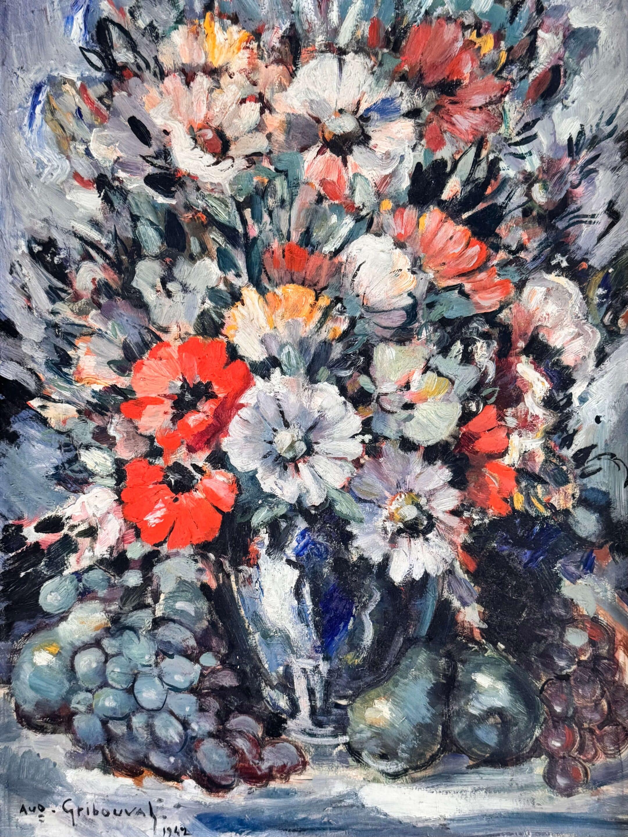 Auguste Gribouval, nature morte 1942