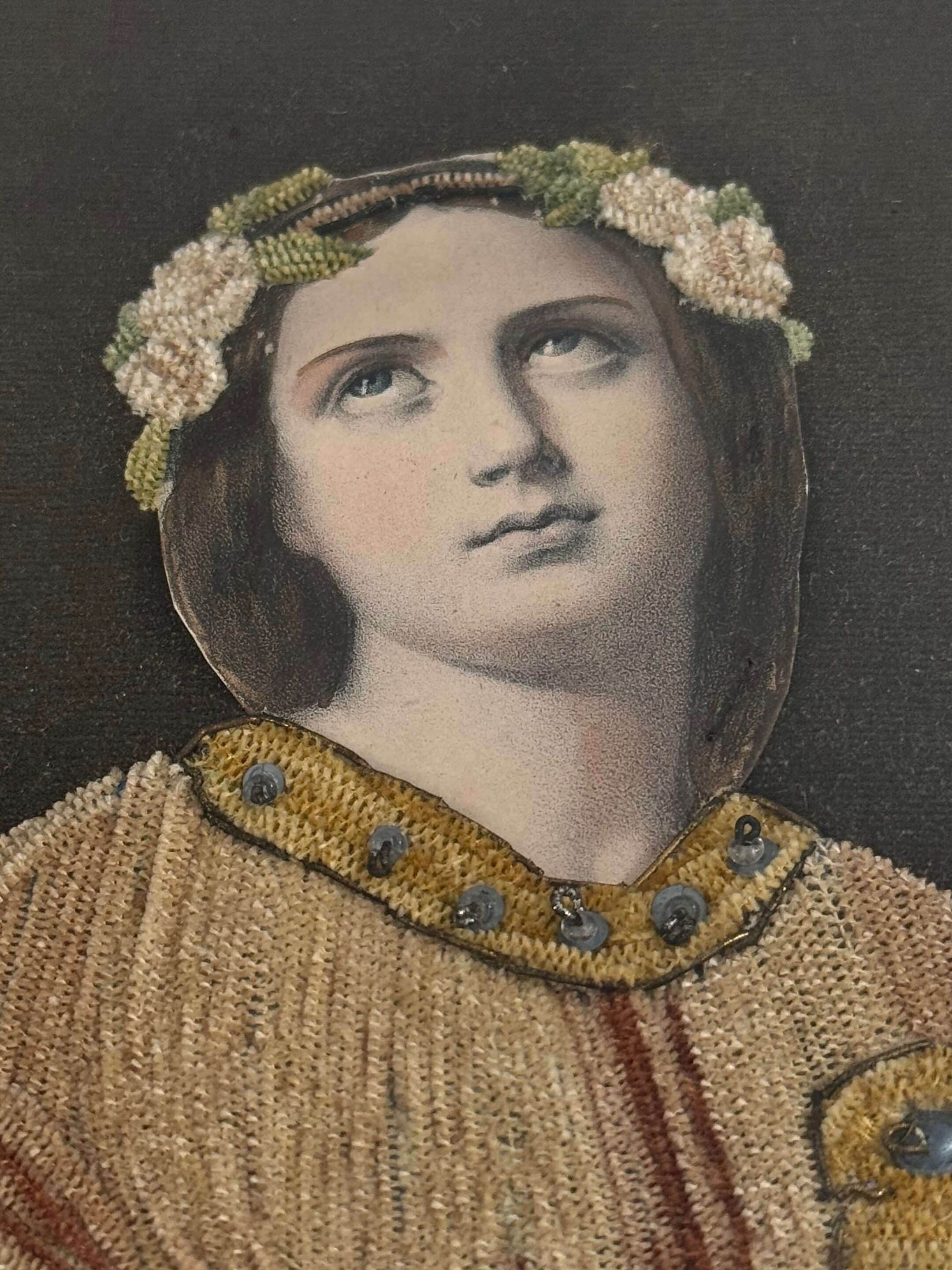 Broderie religieuse XIXème
